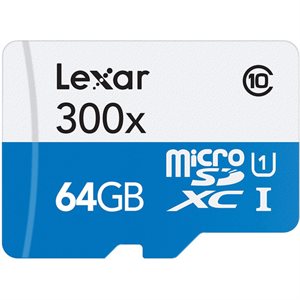 LEXAR 64GB High-Performance 633x Video microSDHC™/microSDXC™