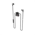 PIONEER IronMAN - Écouteur Sport Bluetooth sans-fil avec Microphone [IPX4 résistant eau/sueur] (noir/blanc)
