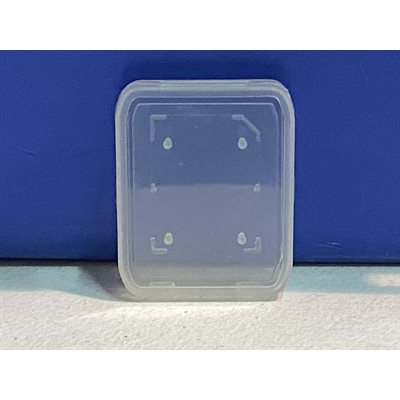 Clear Plastic boxes for SD Cards / Jewel Casing (polypropylene - 6.5g)