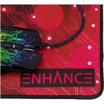 ACCESSORY POWER  - ENHANCE - Voltaic XL Fabric Mouse Pad - 12.6" x 10.6" - Red