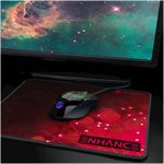 ACCESSORY POWER  - ENHANCE - Voltaic XL Fabric Mouse Pad - 12.6" x 10.6" - Red