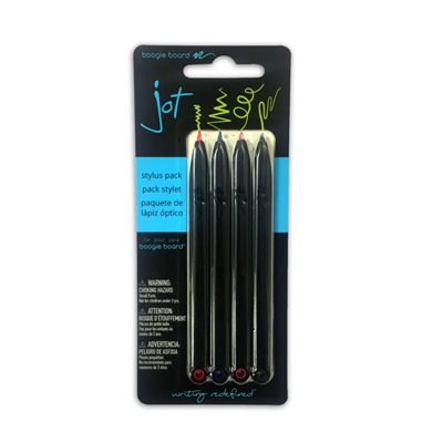 Boogie Board - Lot de 4 stylets de rechange Jot 8.5