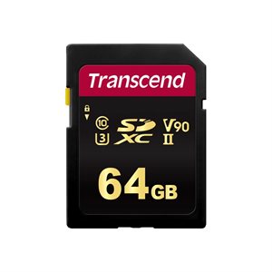 TRANSCEND 64GB SDHC Class3 UHS-II Card MCL Chips 285R/180W