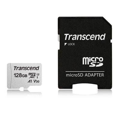 Transcend 128GB UHS-I U3 microSD with Adapte Read 95MB/s  Write 45MB/s