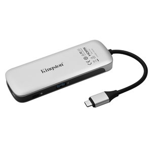 Concentrateur Kingston Nucleum - USB-C - USB-A 3.0/HDMI 4K/SD/MicroSD/USB-C