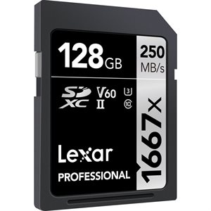 LEXAR # 128GB Professional SDHC / SDXC 1667x UHS-II
