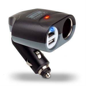 Accessory Power ReVIVE PowerUP 3P - Universal 3 Port Car Charger & Adapter with Dual USB Ports