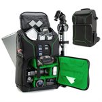 ACCESSORY POWER USA GEAR Professional DSLR Camera and Laptop Backpack  GREEN