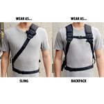 Sac à dos professionnel USA GEAR pour appareil photo reflex numérique et ordinateur portable ORANGE