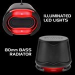 ACCESSORY POWER ENHANCE SB2 2.0 High Excursion Computer Speakers with LED Lights - Red