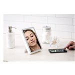 iHome Beauty - Miroir portable illuminé avec haut-parleur Bluetooth