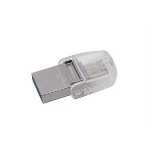 KINGSTON 64GB DT MICRODUO 3C, USB 3.0/3.1 + TYPE-C FLASH DRIVE (USB-C) Canada Retail