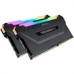 CORSAIR DDR4 3000MHz 16GB 2 x 288 DIMM 15-17-17-35 VENGEANCE  RGB PRO HEAT 1.35V  XMP 2.0