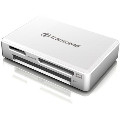 TRANSCEND All-in-1 Multi Memory Card Reader USB 3.0/3.1 Gen 1 White