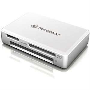 TRANSCEND All-in-1 Multi Memory Card Reader USB 3.0/3.1 Gen 1 White