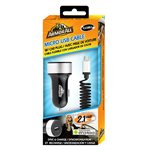 ARMORALL Micro USB with 2.4amp Car Charger Black