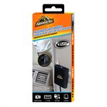 ARMORALL 7.2Amp 4 Port Car Charger with Hub Black