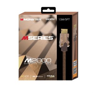 Monster - 4ft HDMI Cable MSeries M2 25GBPS