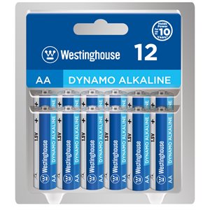 Westinghouse AA LR6 Dynamo Alkaline  (12pcs in clamshell )