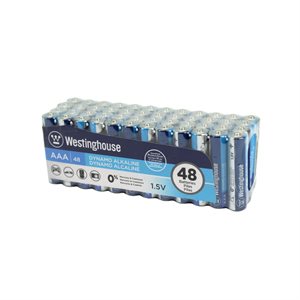 Batteries Westinghouse AAA Dynamo Alkaline (48pcs)