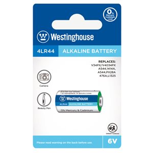 Batterie Westinghouse 4LR44 6V alkaine