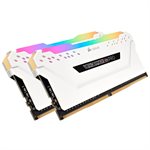 CORSAIR VENGEANCE RGB PRO 16GB (2 x 8GB) DDR4 DRAM 3600MHz C18 Memory Kit — White