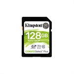 Kingston 128GB SDXC Canvas Select Plus 100R C10 UHS-I U3 V30