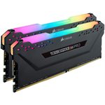 CORSAIR VENGEANCE RGB PRO 64GB (2x32GB) DDR4 3200 (PC4-25600) C16 Desktop memory-Black