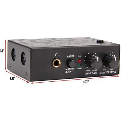 AccessoryPowerGogroove SonaVERSE Phono Preamp Pro w/RCA Input/Output DIN ConnectionRIAA Equalizati