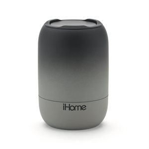 iHome iBT400 PLAYFADE Rechargeable Water-Resistant Bluetooth Speaker BLK *Bilingual*