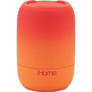 iHome iBT400 PLAYFADE Rechargeable Water-Resistant Bluetooth Speaker RED *Bilingual*