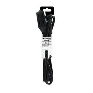 Xtreme 6FT Fabric Extension Cord - Black