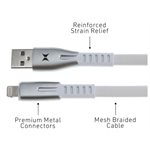 XTREME 10ft Lightning Premium MFI Cable White