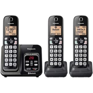 PANASONIC KXTGC383B PHONE WITH 3 HANDSETS
