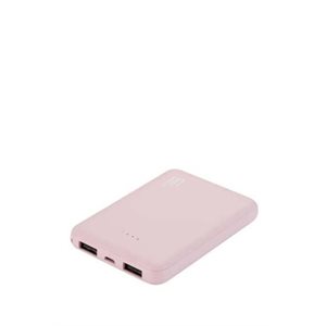 LAX - Banque de puissance portative Dual USB - 6600mAh - Rose - Emballage Anglais