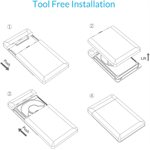 MV Compatible HDD Type  2.5 inch HDD/SSD(7mm & 9.5mm) External Enclosure USB