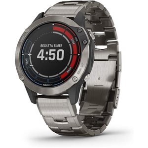 Garmin Quatix 6 Sapphire Titanium Gray with Titanium Band