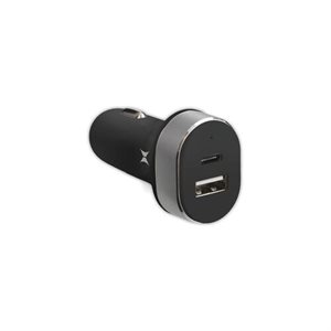 XTREME 3.1Amp Type C & USB Dual Port Car Charger
