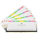 CORSAIR DOMINATOR PLATINUM RGB 32GB (4x8GB) DDR4 3200 (PC4-25600) C16 1.35V Desktop Memory - White