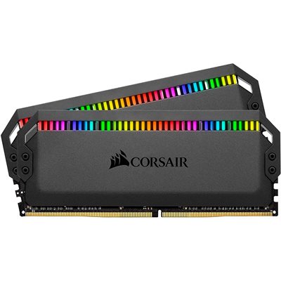 CORSAIR DOMINATOR PLATINUM RGB 64GB (2x32GB) DDR4 3600 (PC4-28800) C18 1.35V - Black