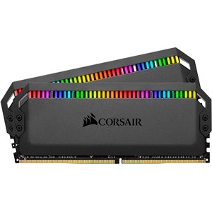 CORSAIR DOMINATOR PLATINUM RGB 64GB (2x32GB) DDR4 3600 (PC4-28800) C18 1.35V - Black