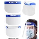 Écran facial - Visière de protection intégrale en PVC