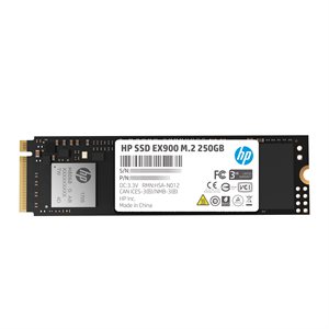 HP SSD EX900 M.2 250GB SR:2100MB/s SW:1300MB/s War-3 Years Internal NVMe PCIe M.2 2280