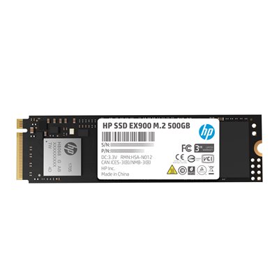 HP SSD EX900 M.2 500GB SR:2100MB/s SW:1500MB/s War-3 Years Internal NVMe PCIe M.2 2280