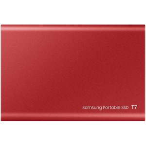 SAMSUNG USB 3.2 Gen. 2 T7 1TB Portable SSD - Red