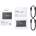 SAMSUNG USB 3.2 Gen. 2 T7 2TB Portable SSD - Grey