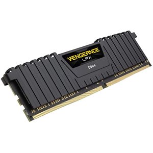 Corsair VENGEANCE LPX 16GB (1X16GB) DDR4 3200 (PC4-25600) C16 Optimized for AMD Ryzen - BLAC