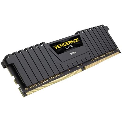 Corsair VENGEANCE LPX 8GB (1X8GB) DDR4 3200 (PC4-25600) C16 Optimized for AMD Ryzen - BLAC