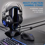 ACCESSORY POWER - ENHANCE 3-In-1 Headset Stand Black