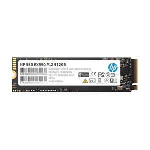 HP SSD EX950 M.2 512GB SR:3500MB/s SW:2250MB/s War-5 Years Internal NVMe PCIe M.2 2280